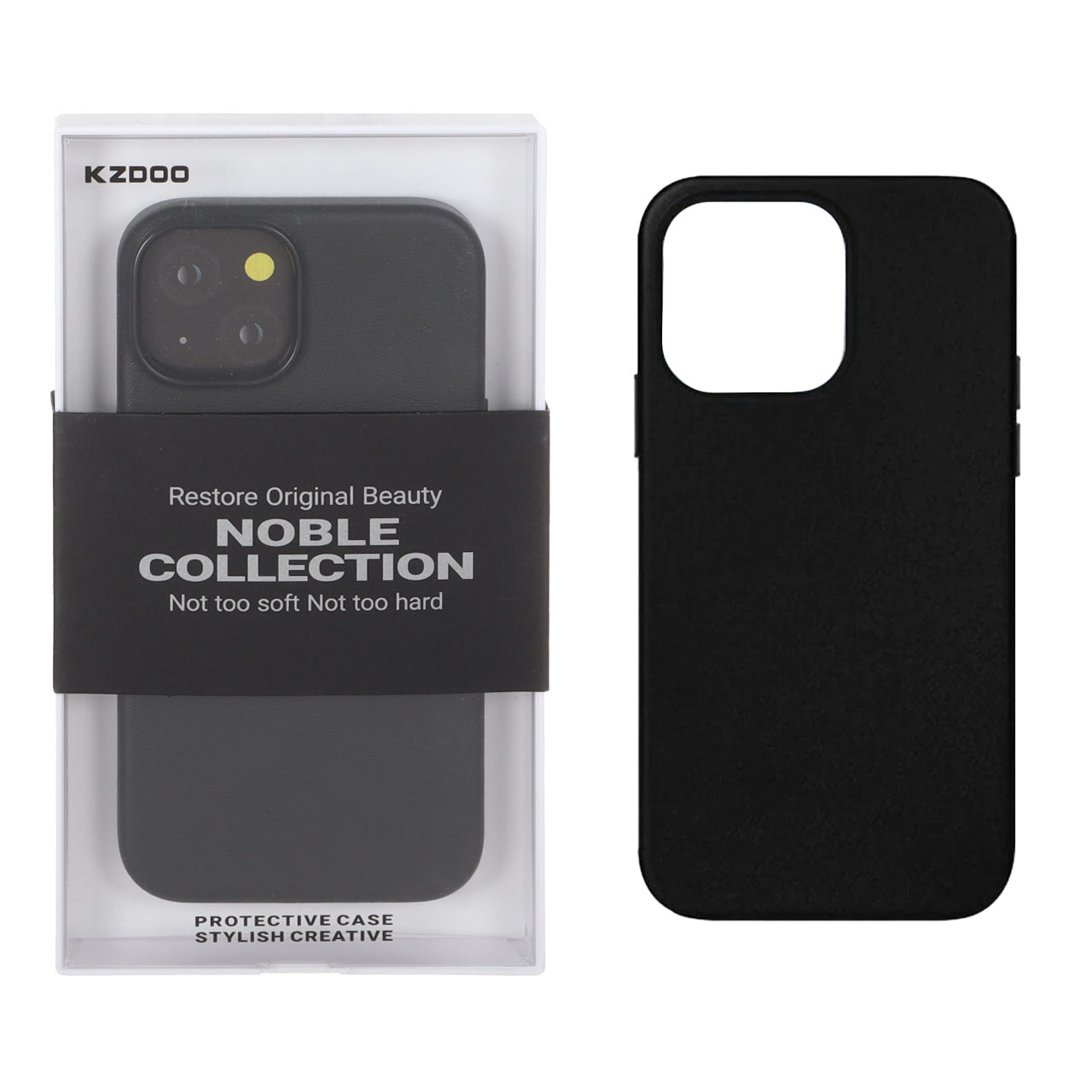 قاب Original KDoo Noble مدل Apple iPhone 13 / iPhone 14 - مشکی (پک دار) - NTC